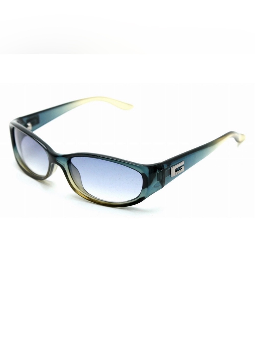 RARE Vintage Gucci GG 2455/S G9H Blue Gradient Y2K Sunglasses